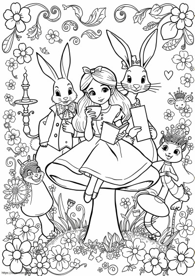 Vintage alice in tara minunilor