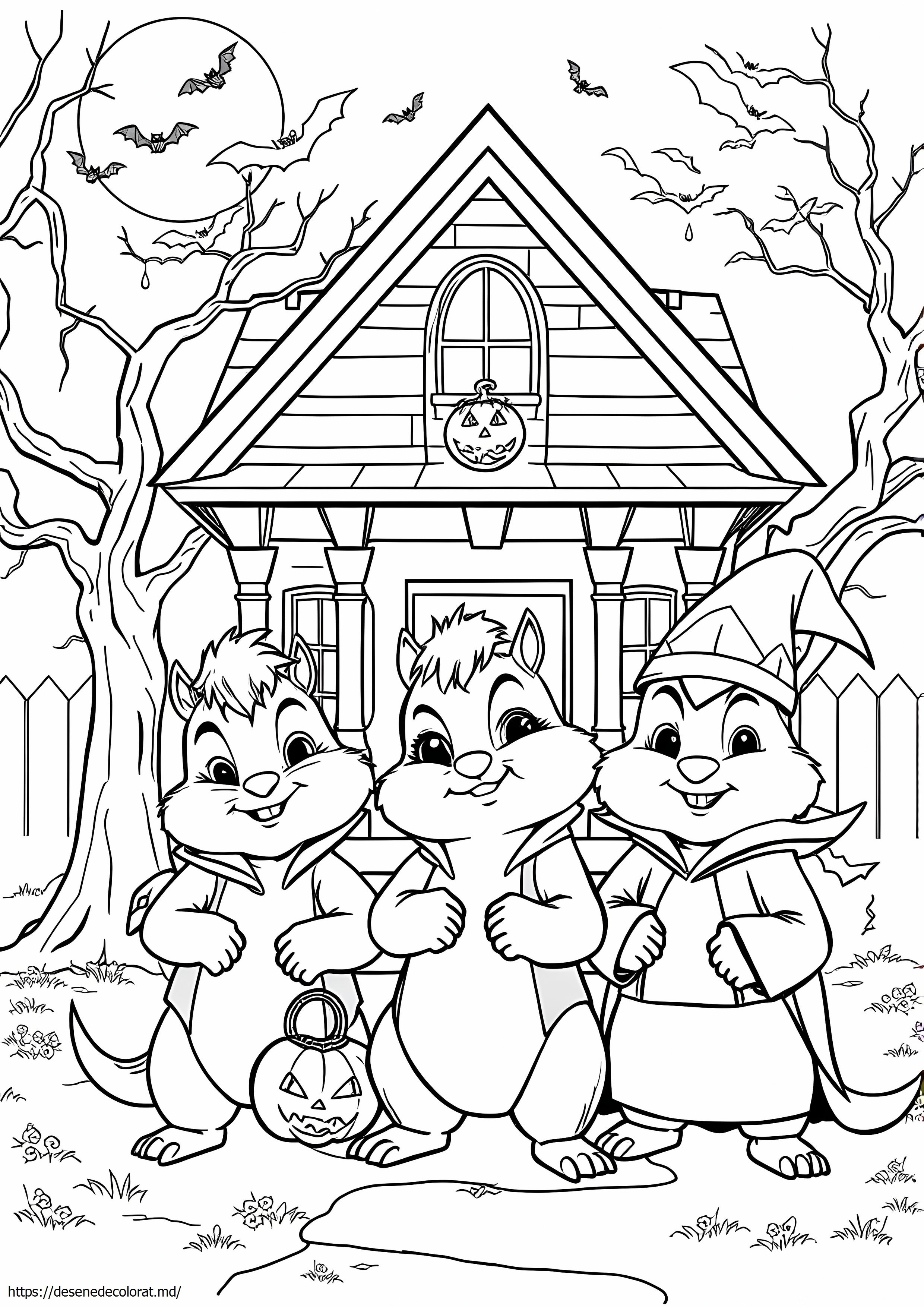 Alvin și chipmunks de Halloween