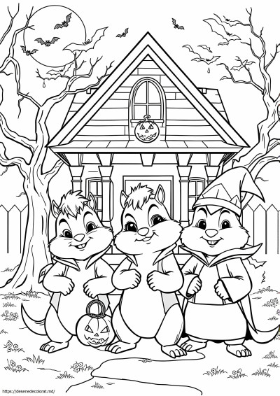 Alvin și chipmunks de Halloween