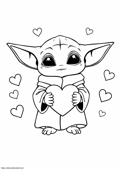 Inimă baby yoda