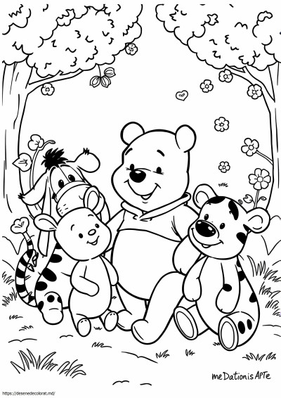 Personajele bebelușului Winnie the Pooh