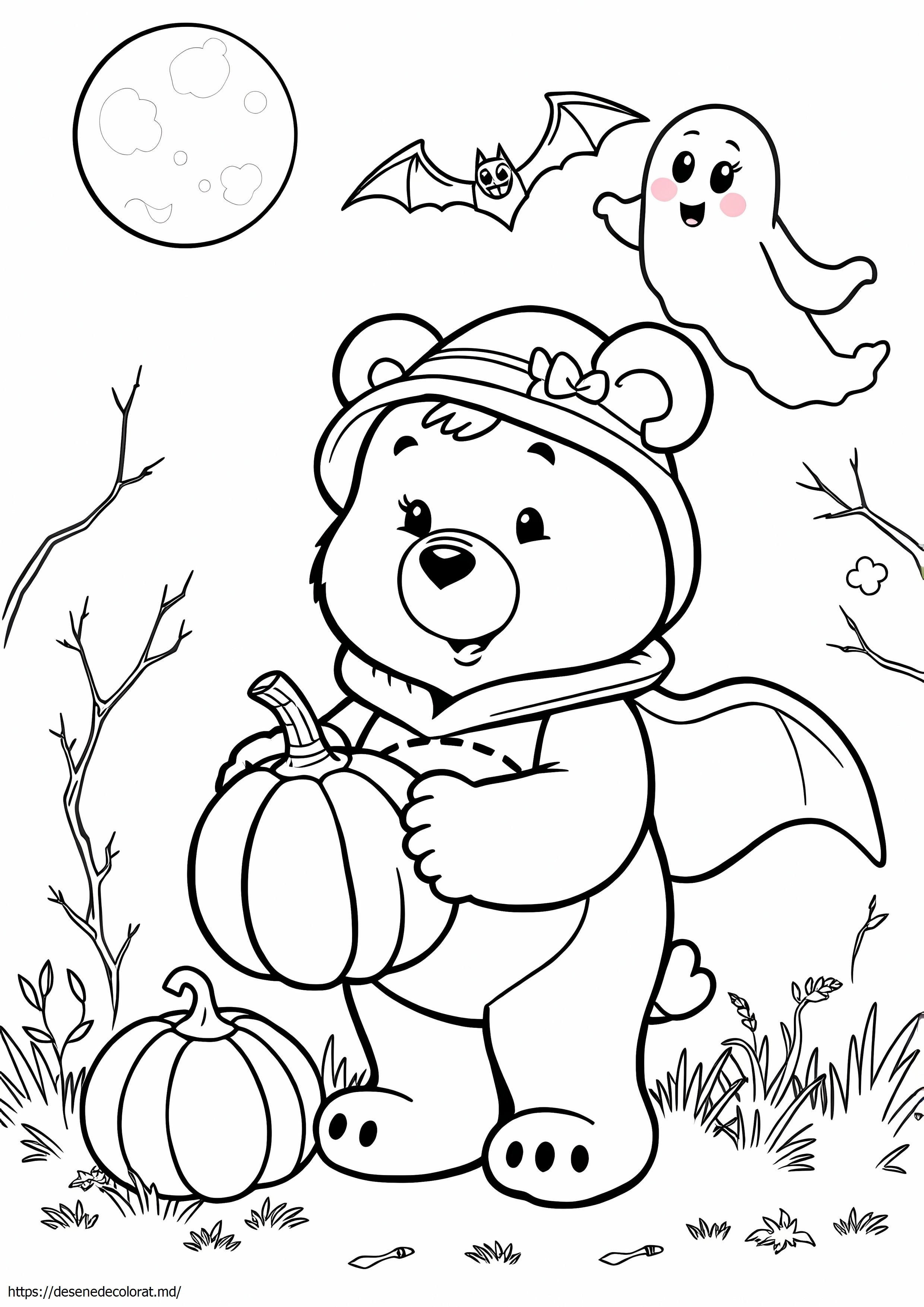 Îngrijire urs de Halloween
