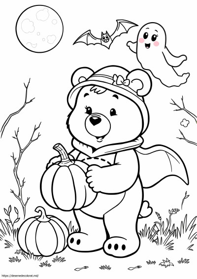 Îngrijire urs de Halloween