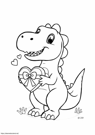 Dinozaur valentine
