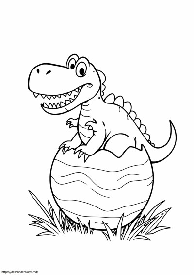 Ou de Paște de dinozaur