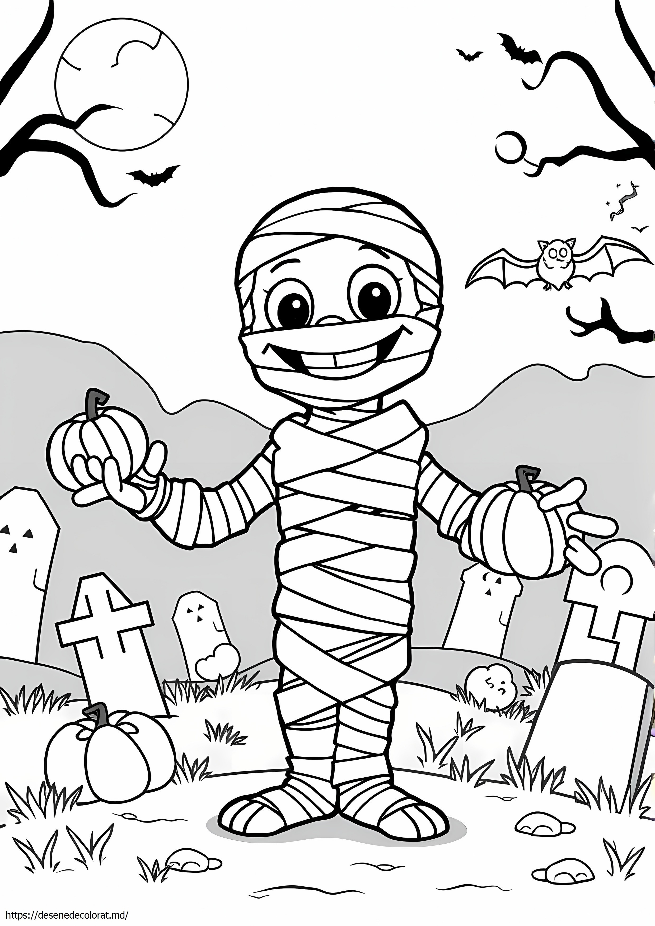 Mumie de Halloween