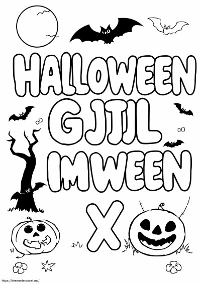 Litere de Halloween