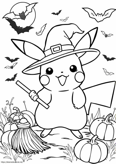 Pikachu de Halloween