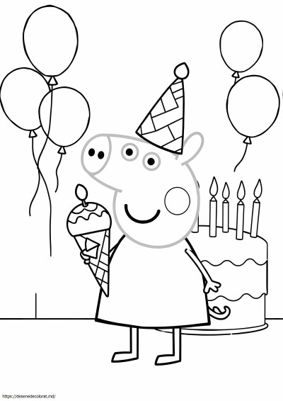 La multi ani inghetata peppa pig