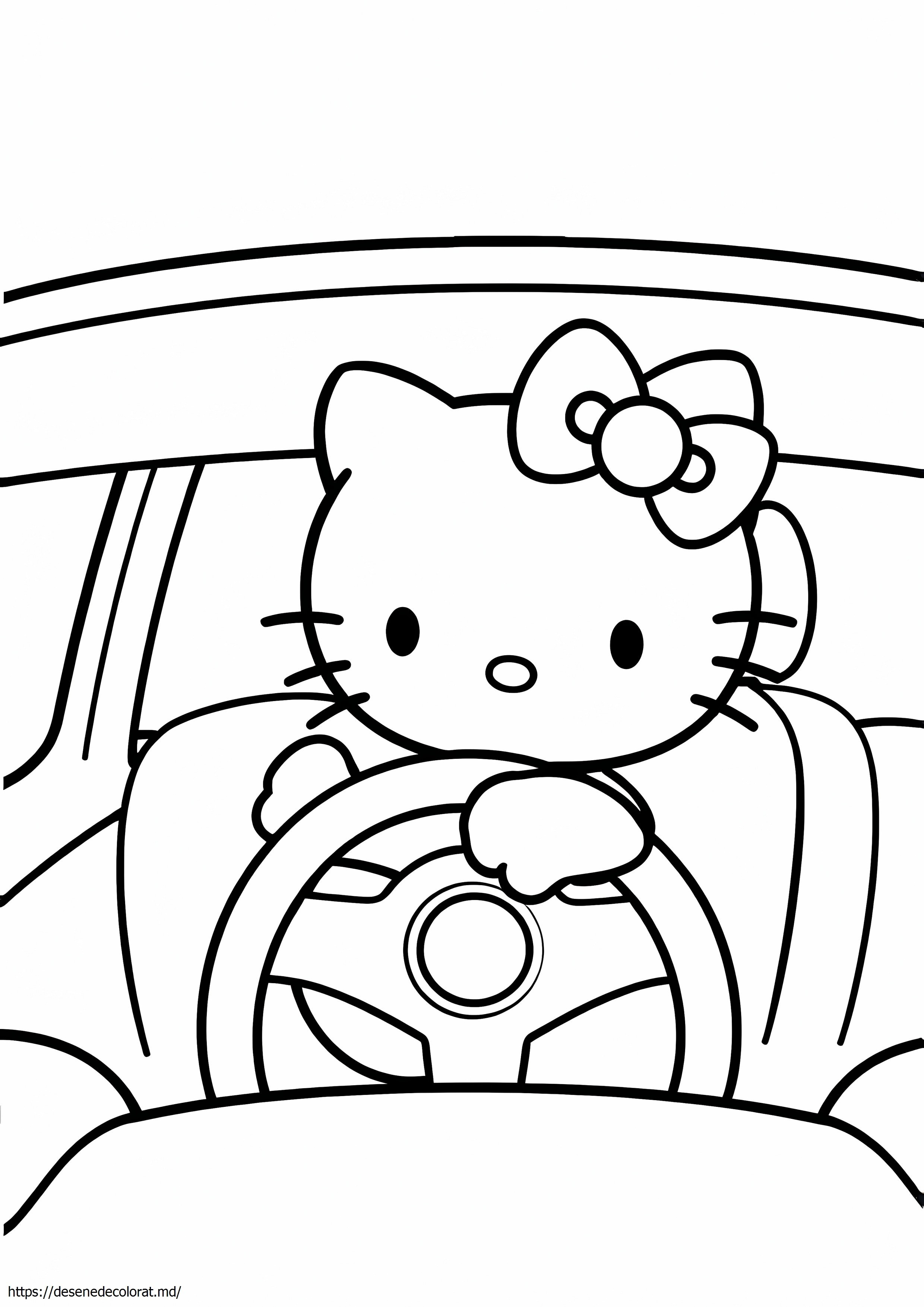 Mașină hello kitty