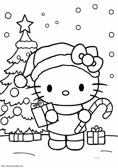 Hello kitty craciun