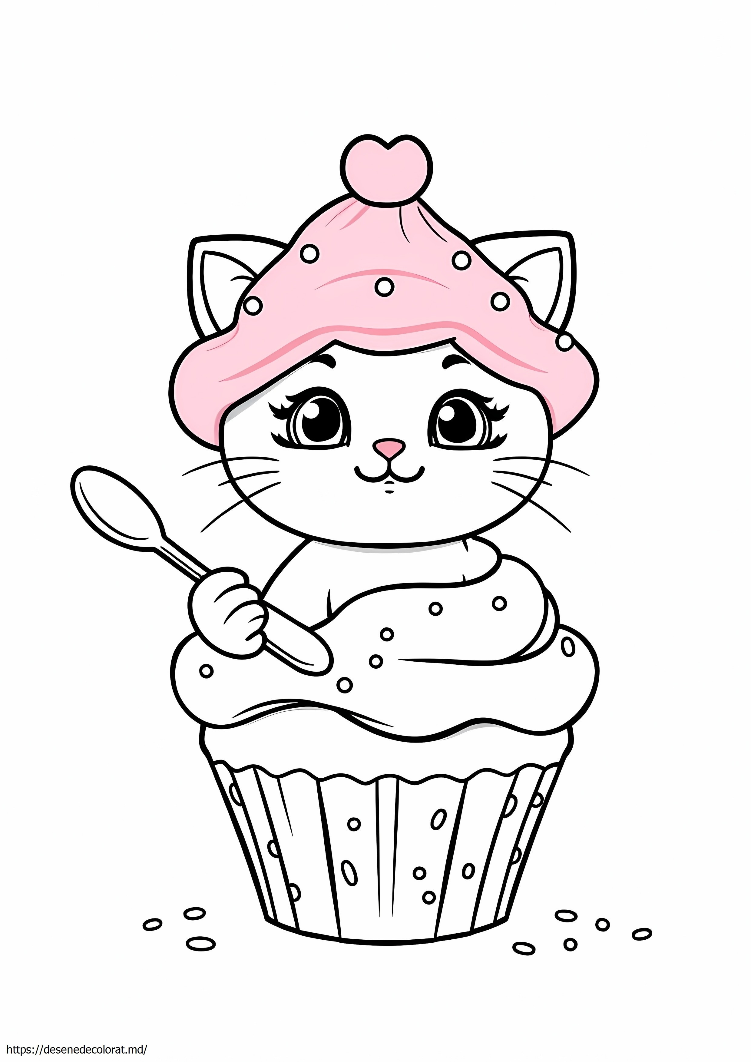 Cupcake pisicuta