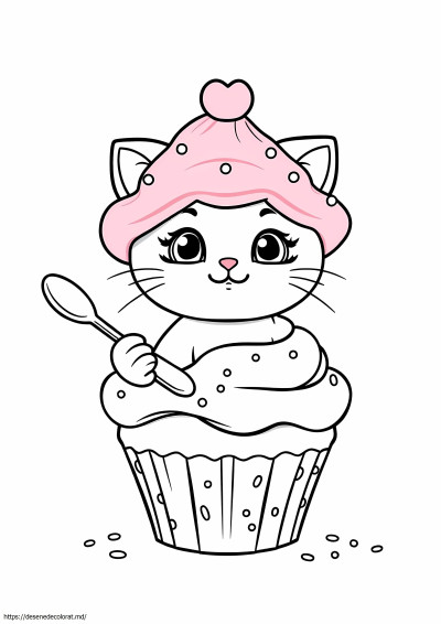 Cupcake pisicuta