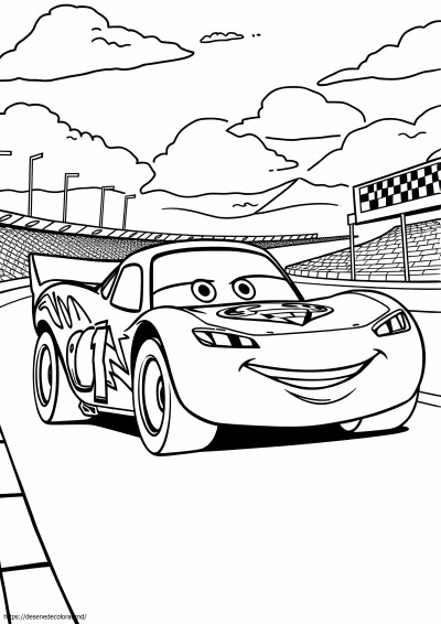 Mașină de curse fulger mcqueen