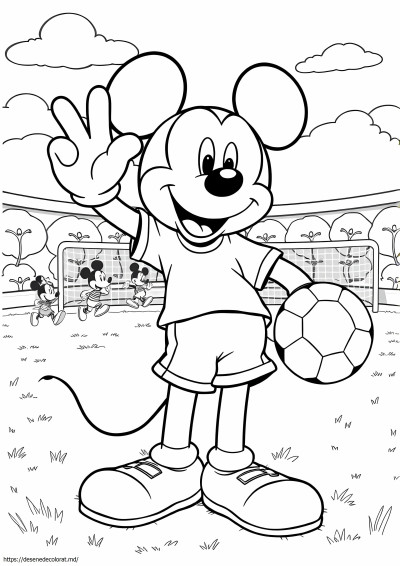 Fotbal mickey mouse