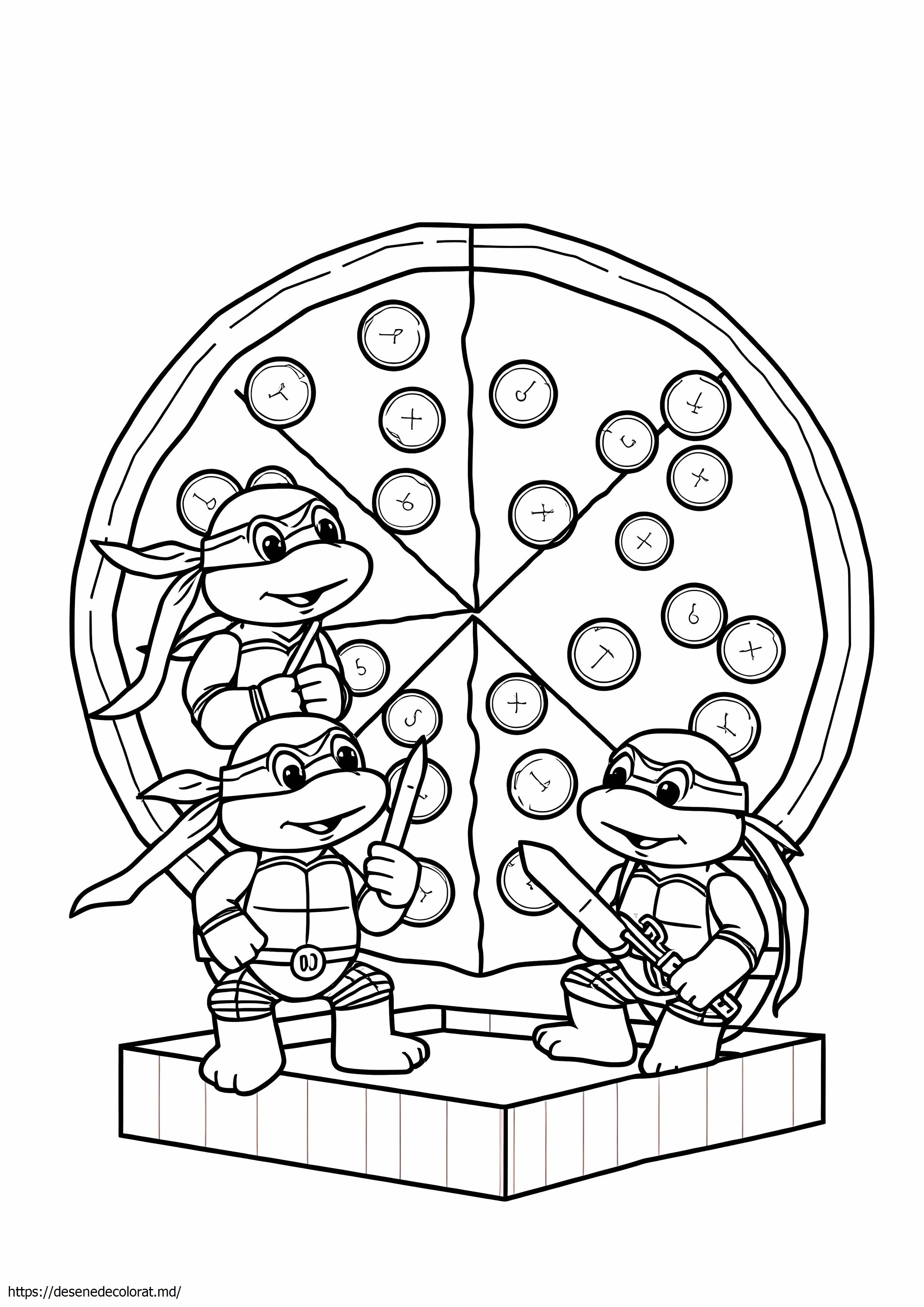 Pizza testoasa ninja