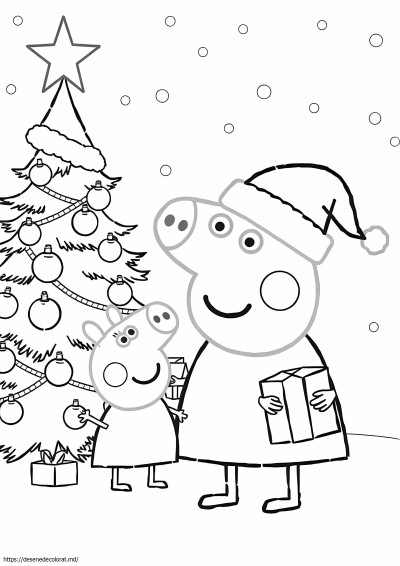 Peppa pig de craciun
