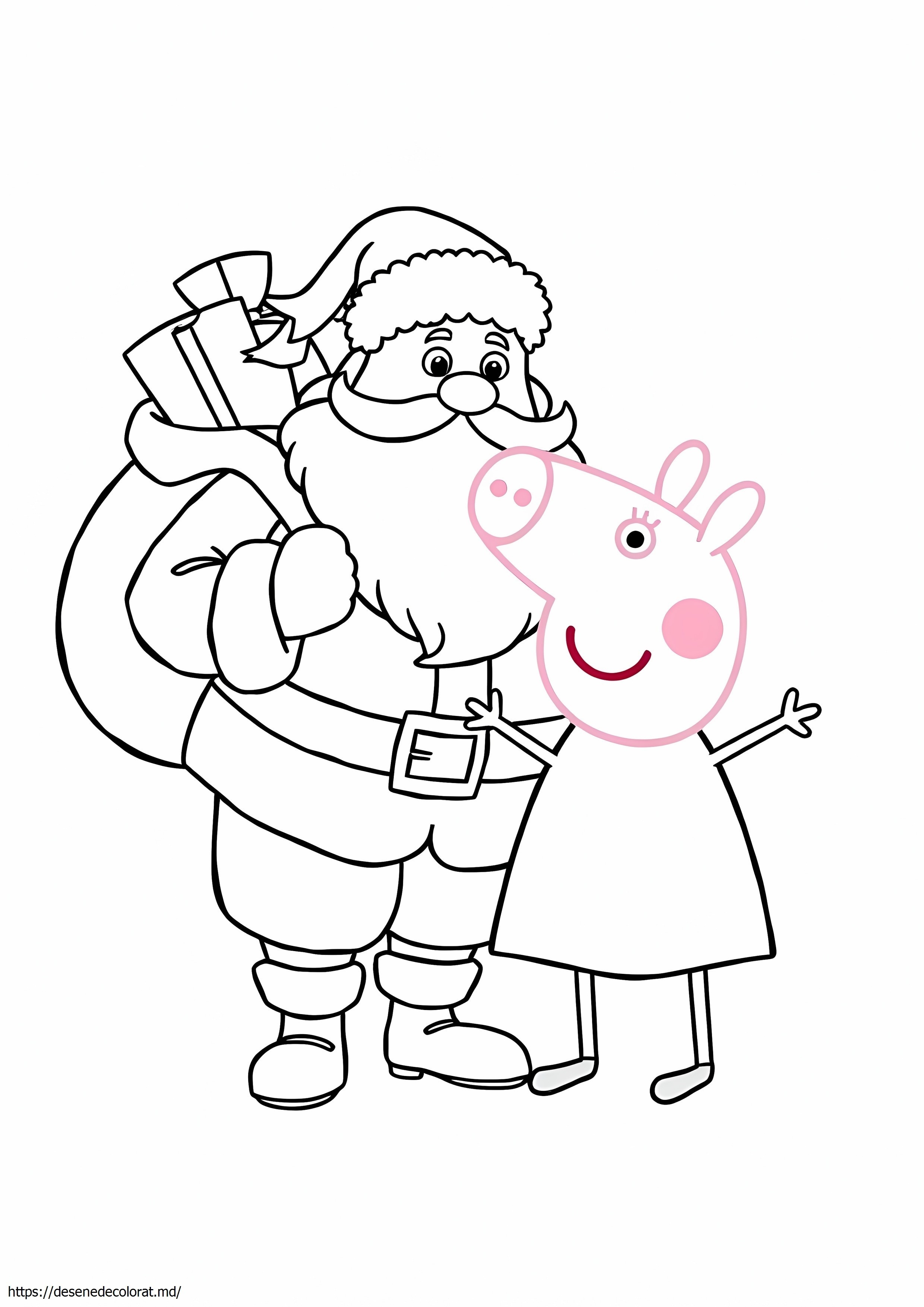Mos craciun peppa pig