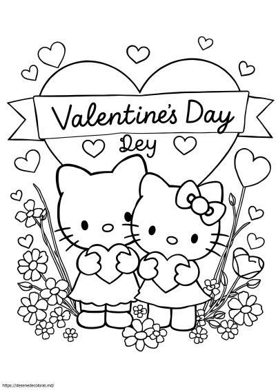 Valentines hello kitty si draga daniel