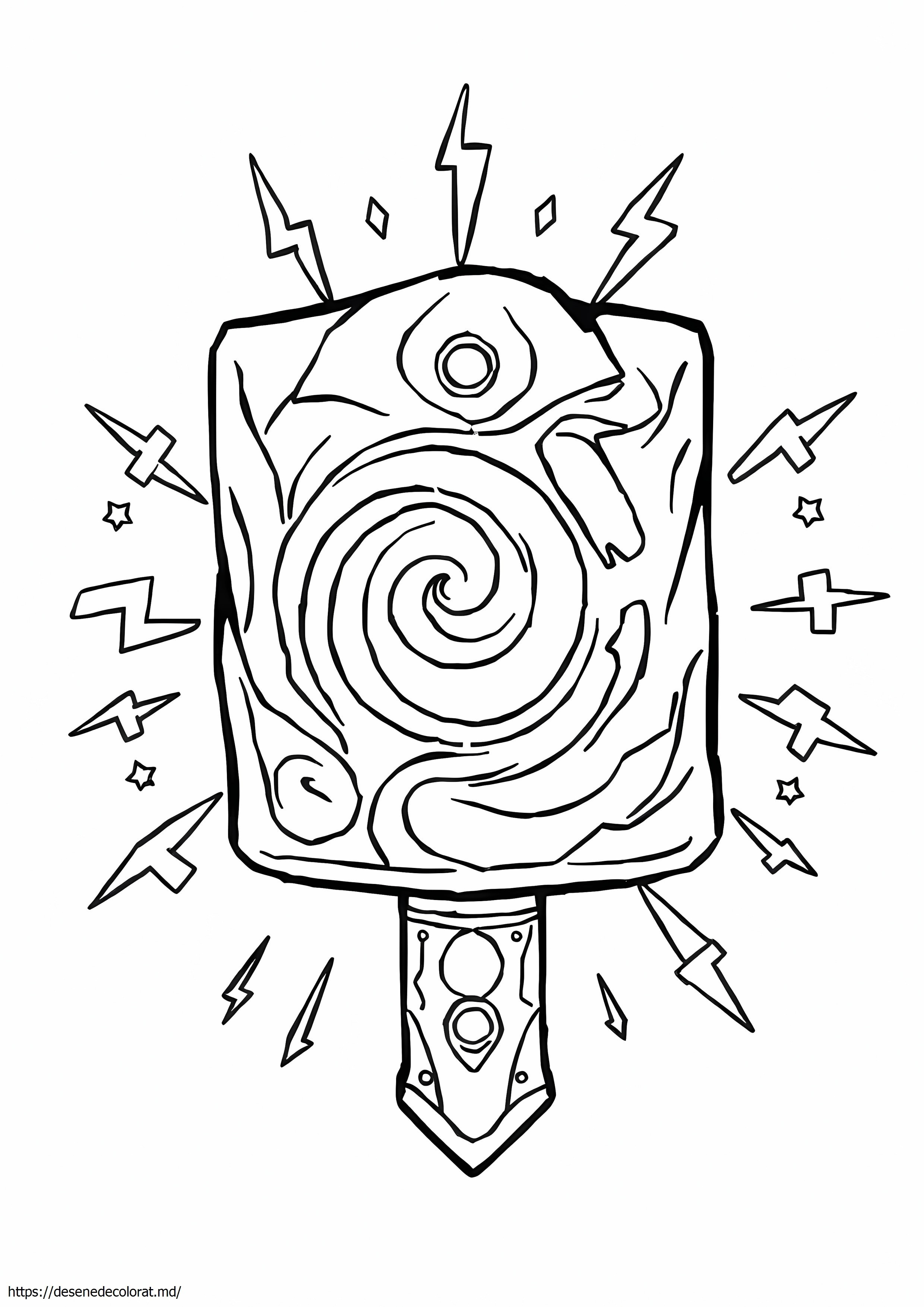 O bucată de mjolnir când s-a rupt