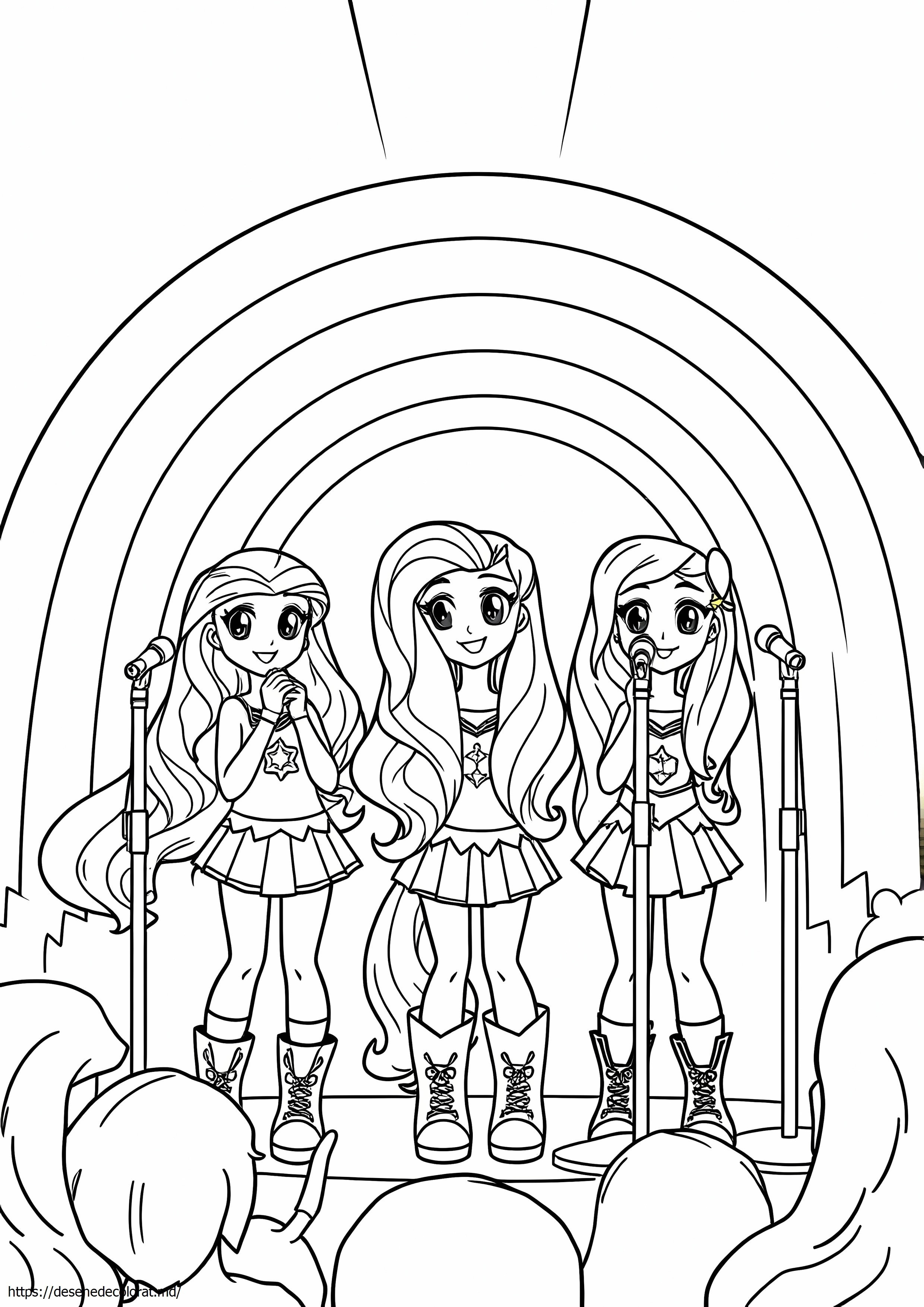 Equestria girls curcubeu roci