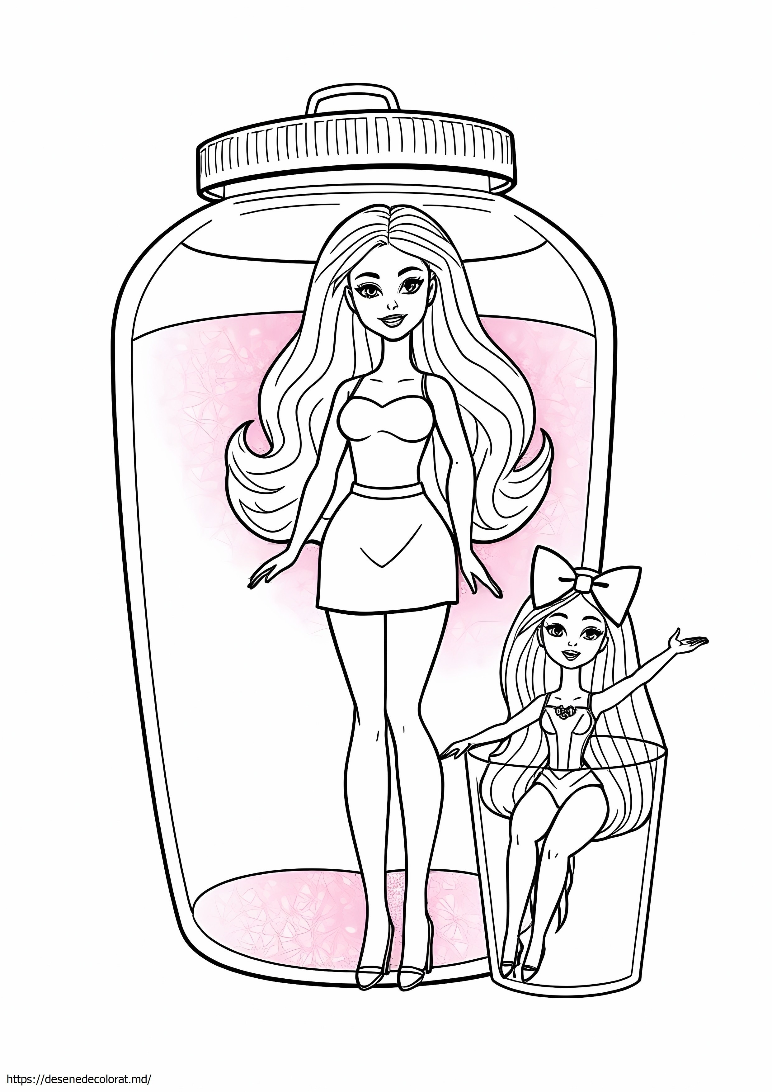 Dezvăluie culoarea barbie