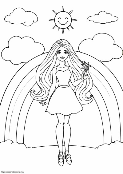 Barbie curcubeu