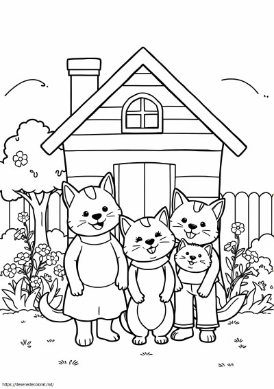 Creaturi calico de familie