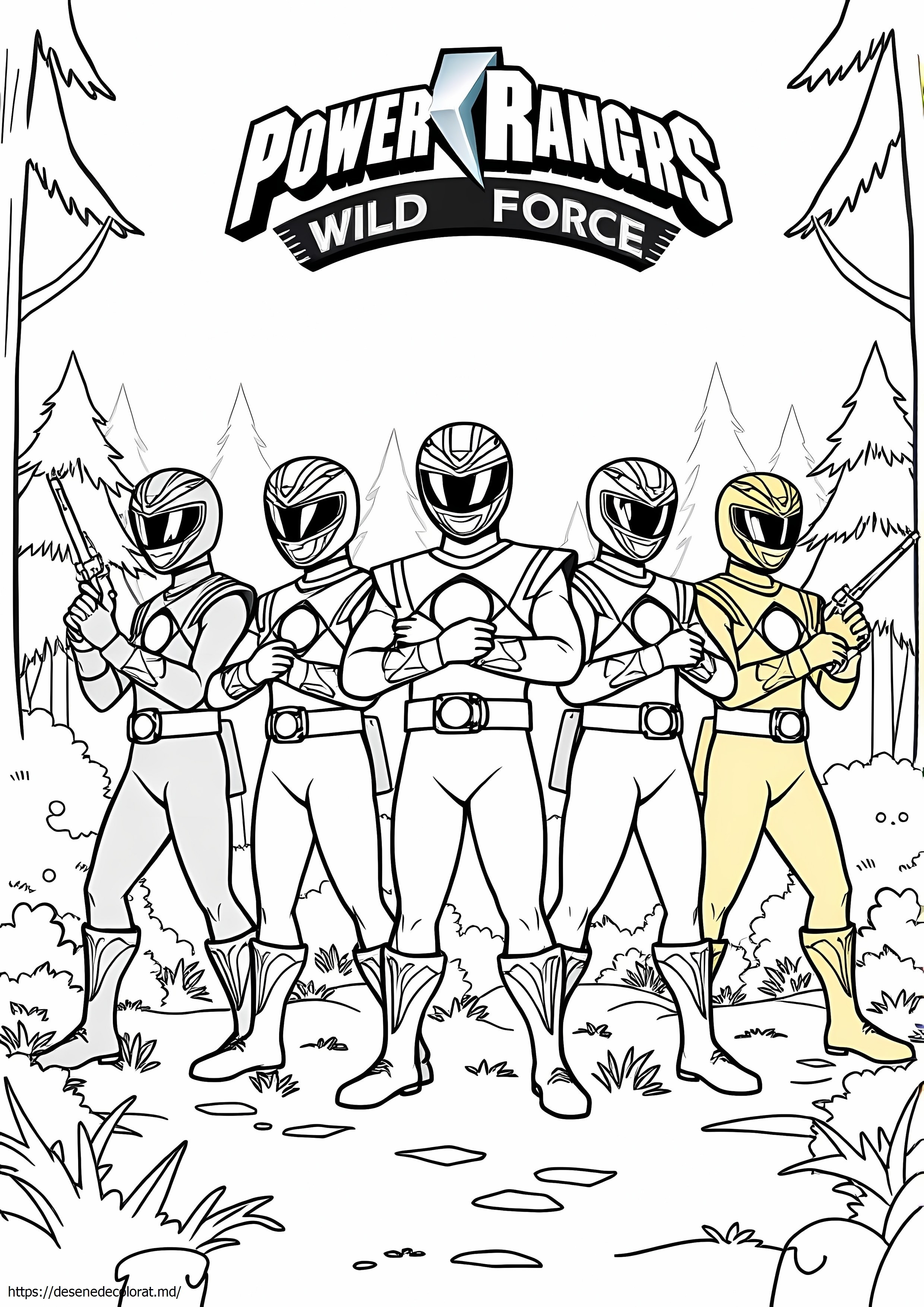 Forță sălbatică a Power Rangers
