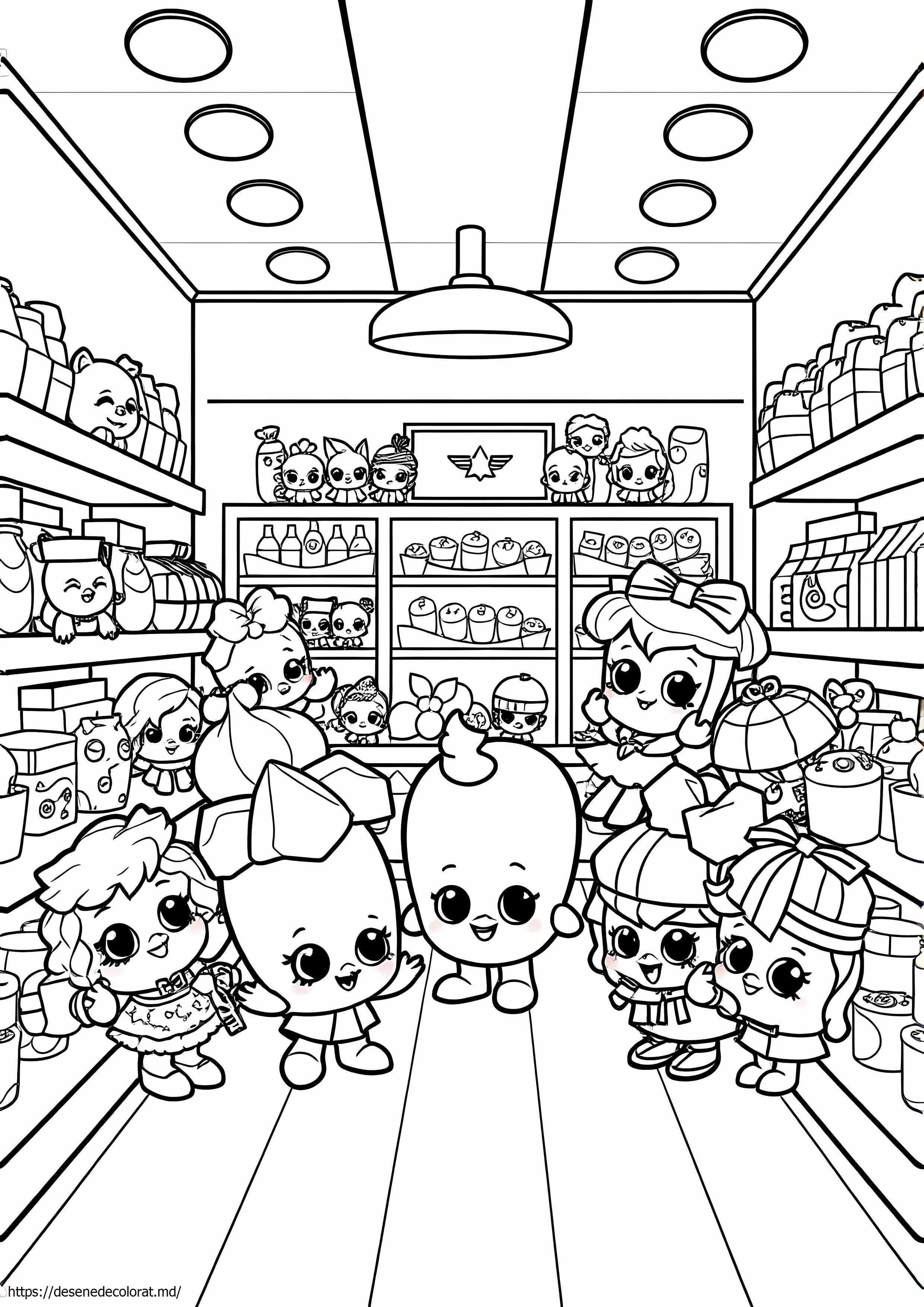 Shopkins drăguți de dimensiune completă