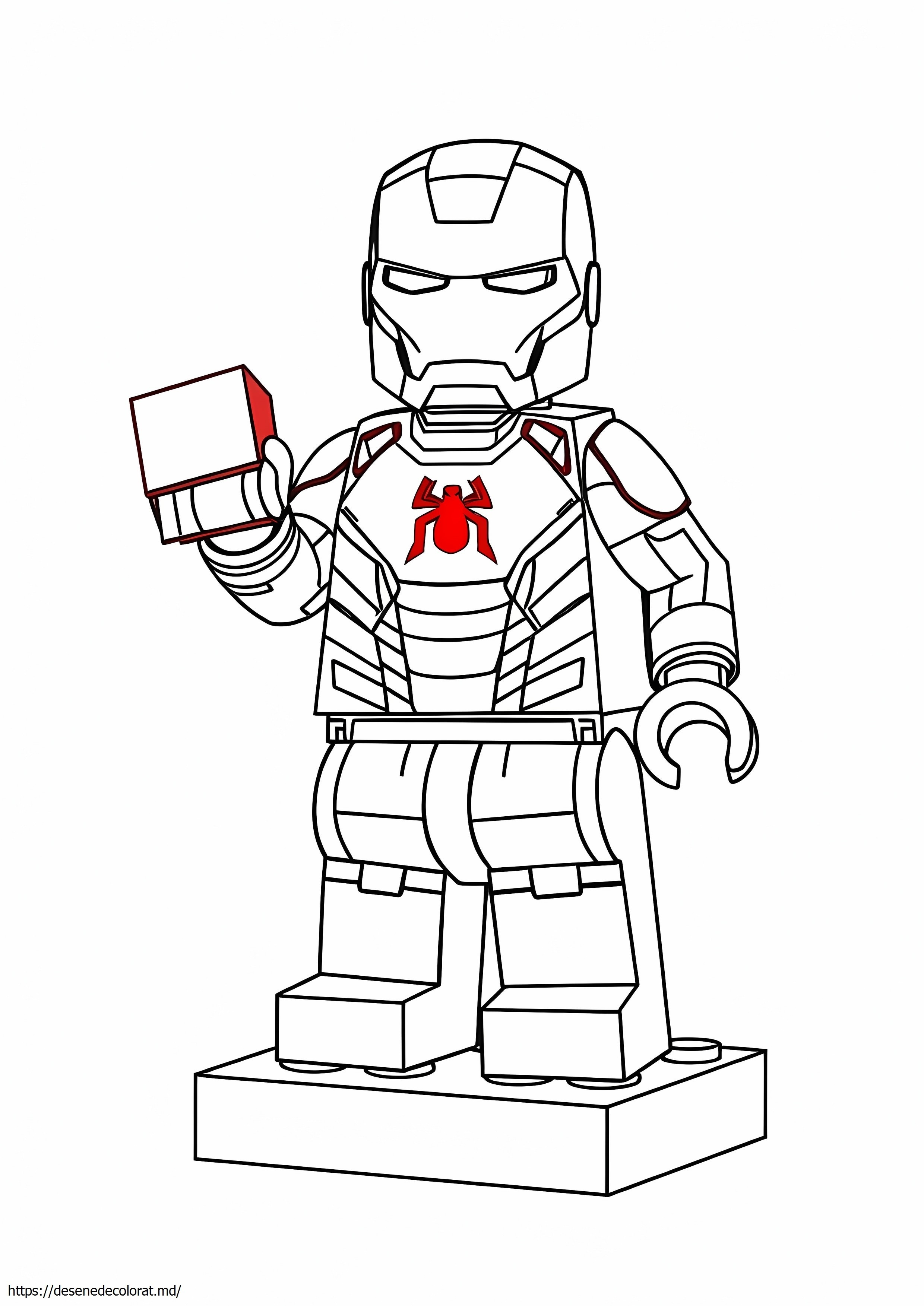 Lego iron spiderman