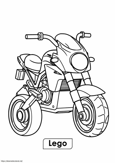 Motocicleta lego