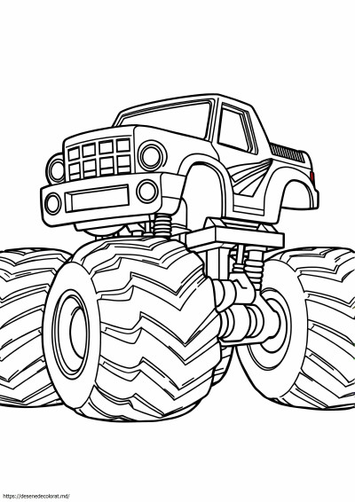 Camion monstru lego