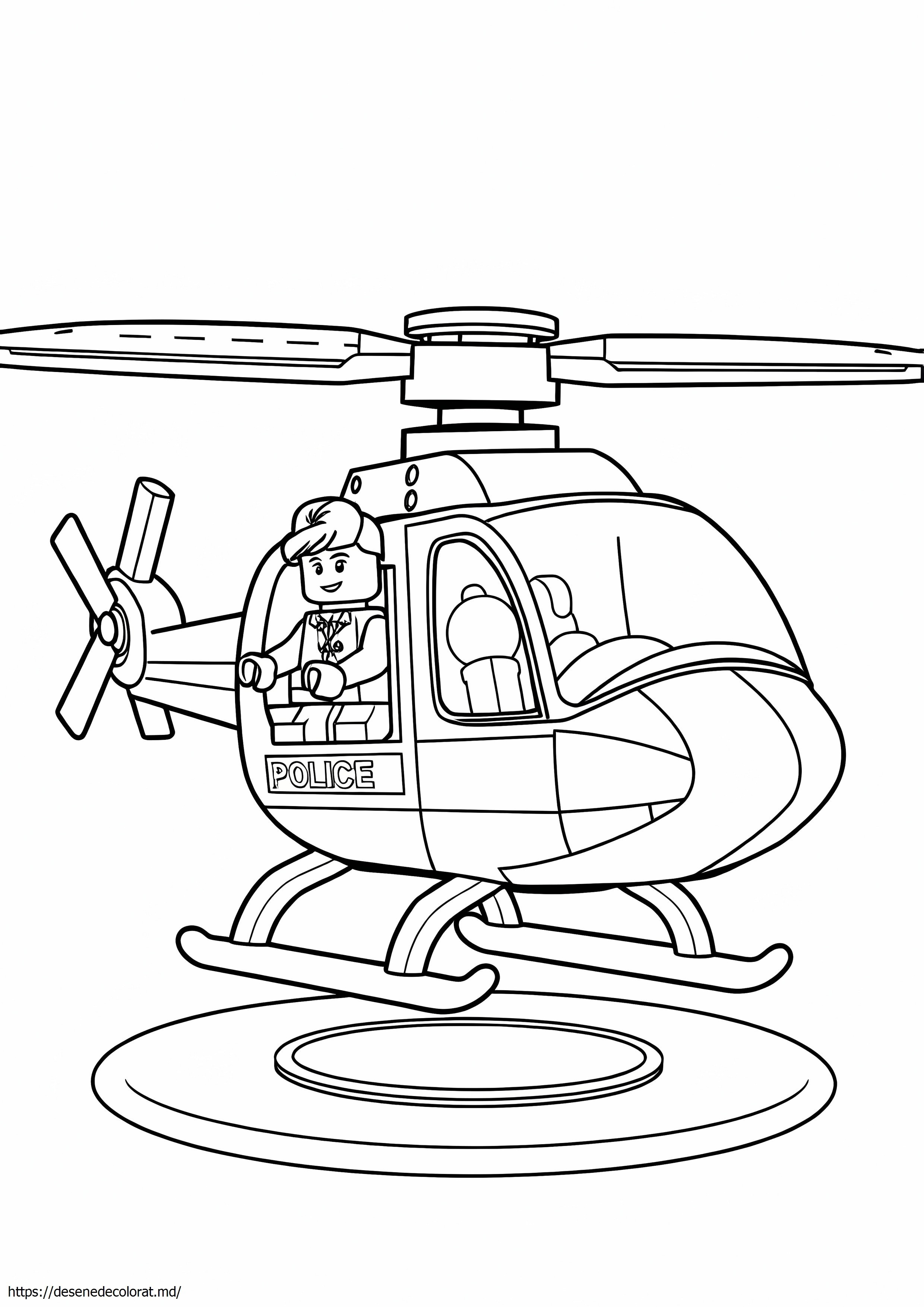 Elicopter de poliție lego