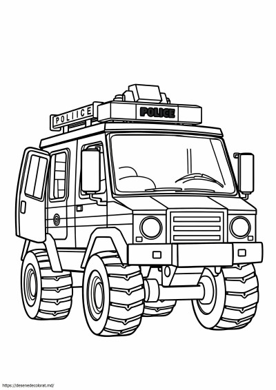 Camion de poliție lego