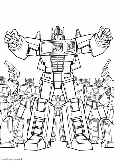 Roboții de salvare optimus prime