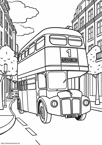 Autobuz cu etaj din Londra