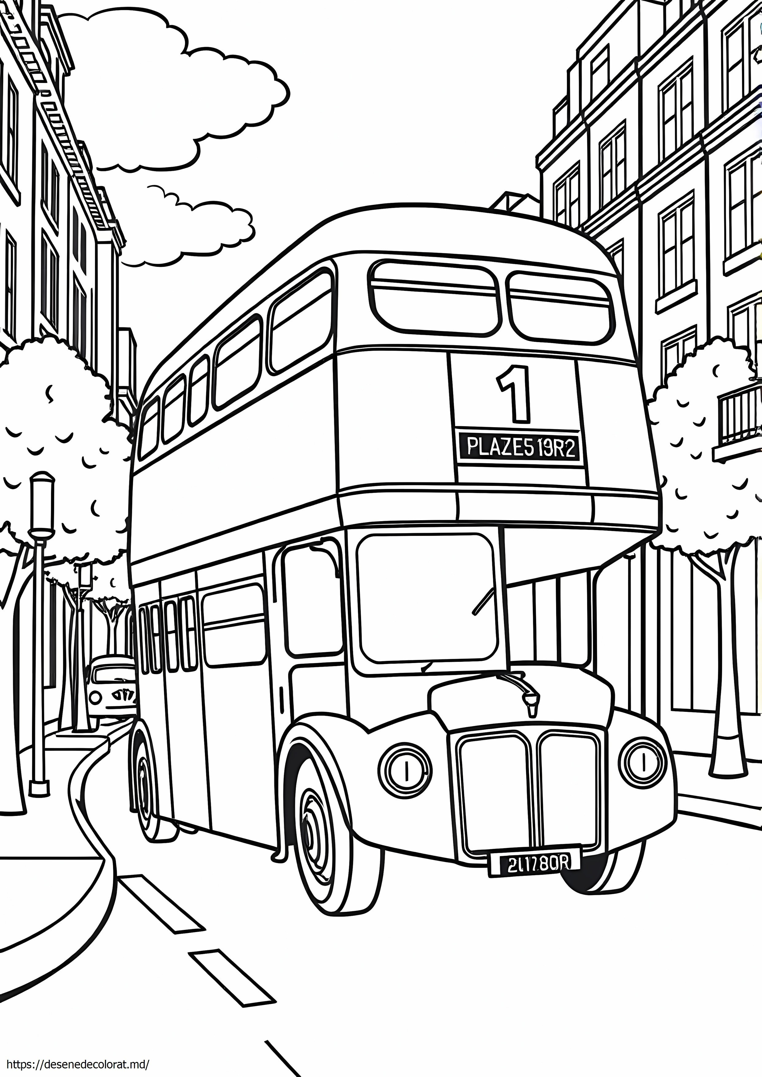 Autobuz cu etaj din Londra