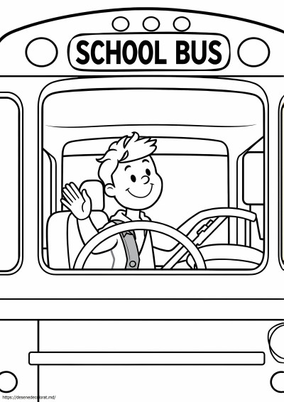 Șofer de autobuz școlar