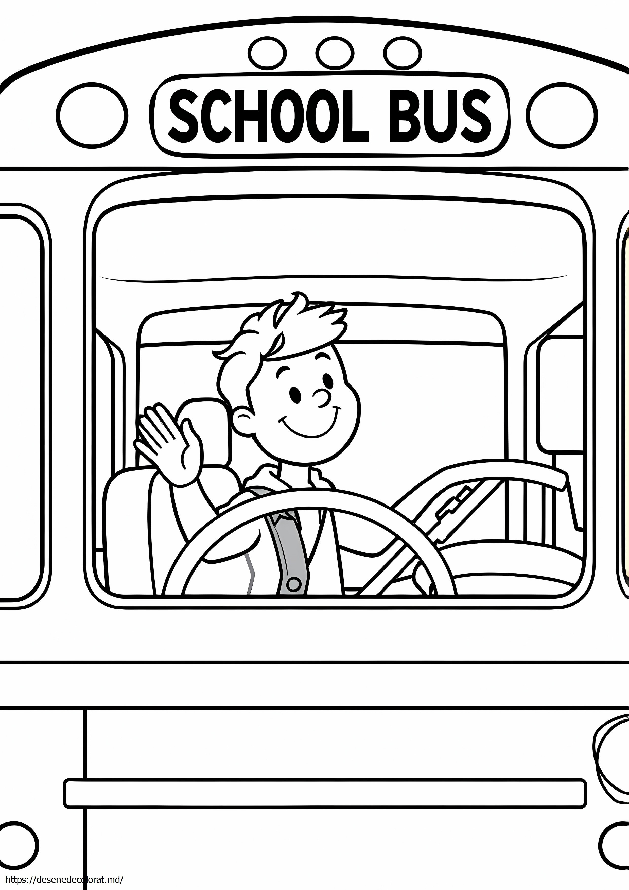 Șofer de autobuz școlar