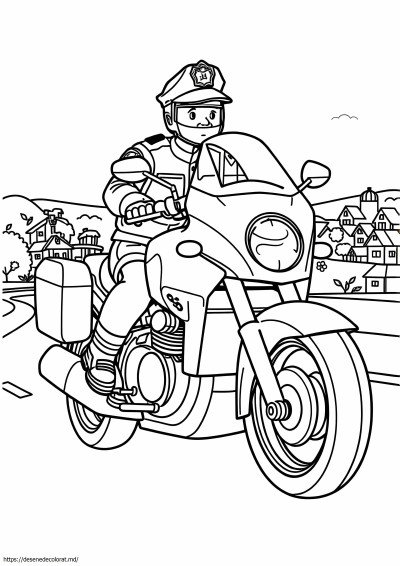 Motocicleta de politie