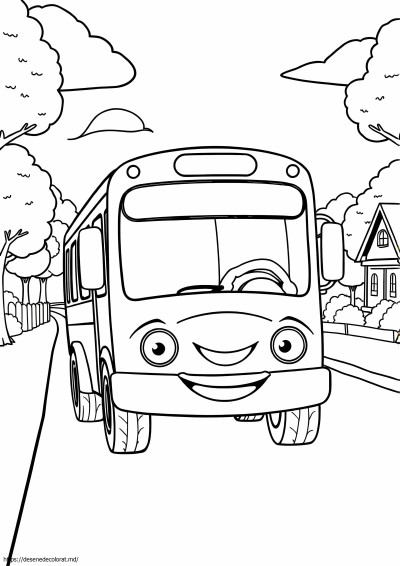 Desen animat autobuz