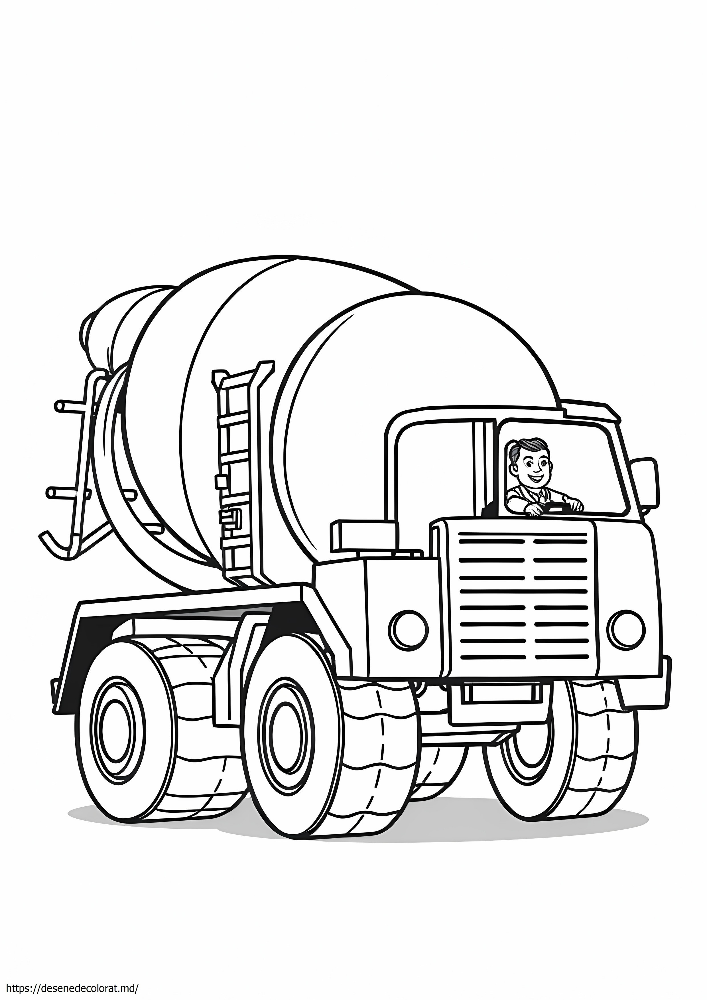 Camion de ciment
