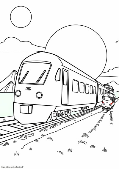Tren de pasageri tren glont