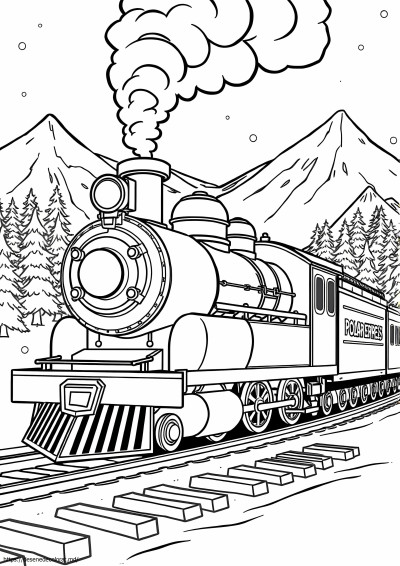 Motor cu aburi polar express