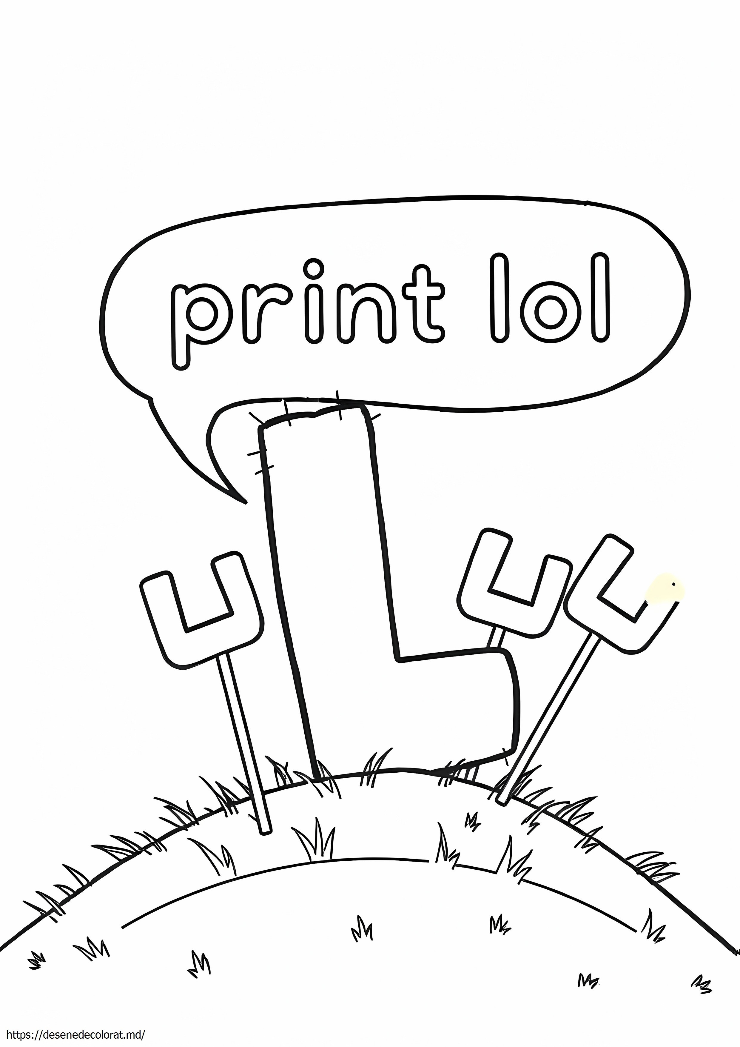 Printeaza lol