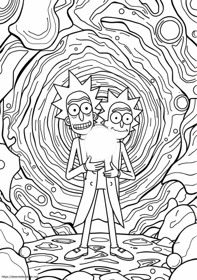 Stoner rick and morty trippy