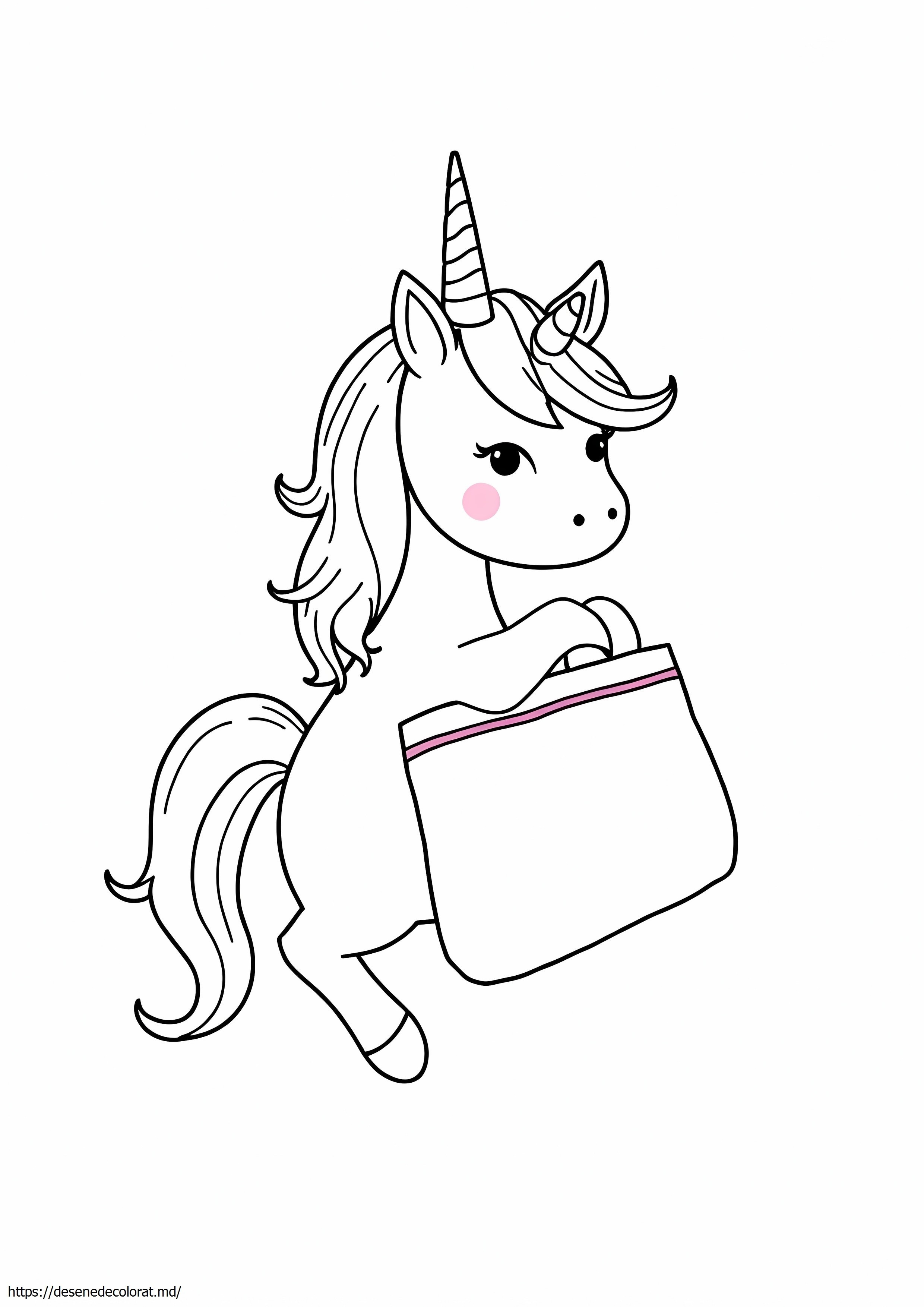 Geanta cu unicorn