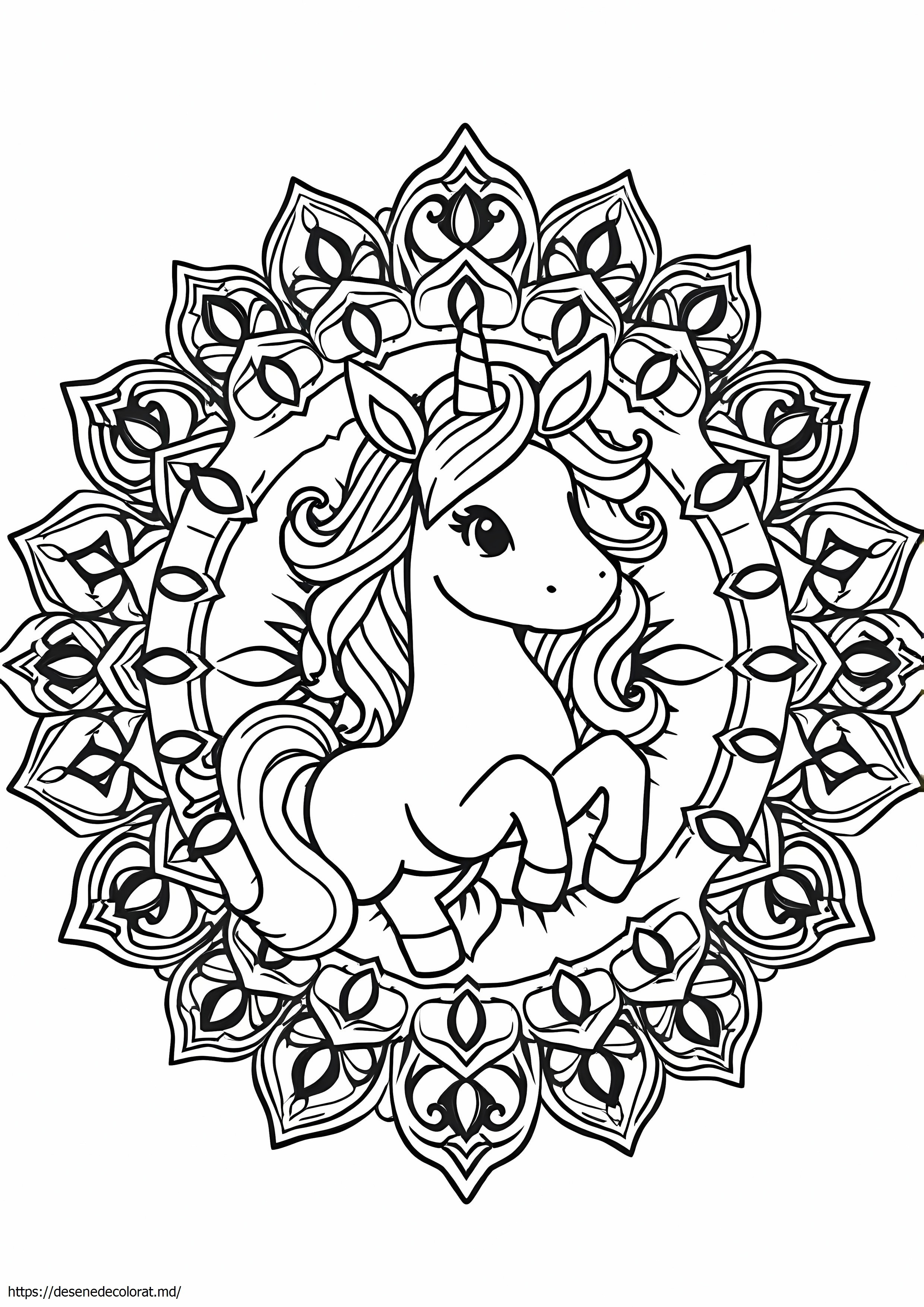 Mandala unicorn
