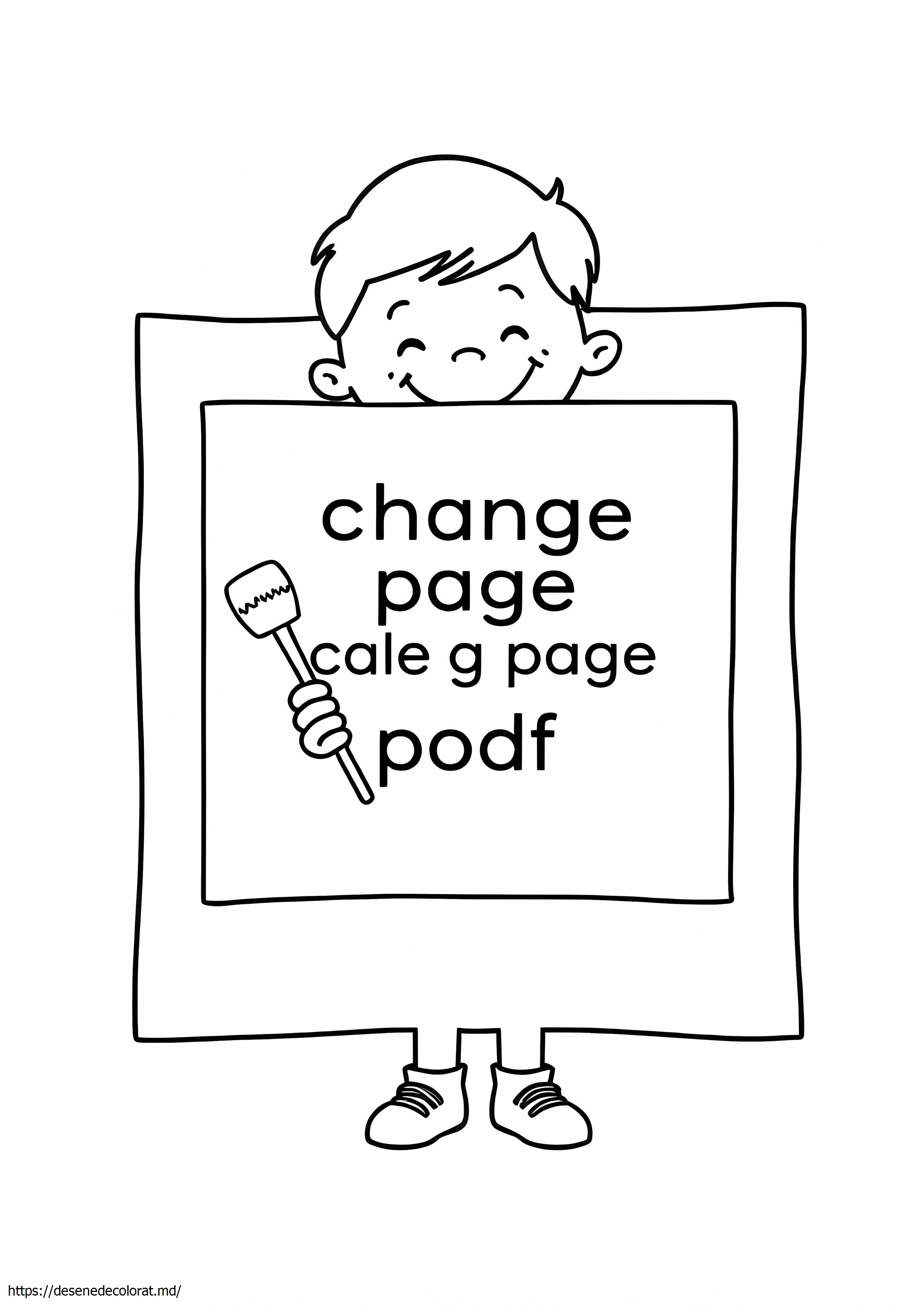 Schimba culoarea paginii in pdf